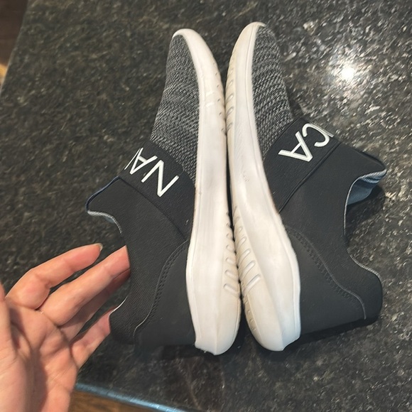 Nautica Black and Gray Knit Slip-On Shoes - Picture 4 of 6